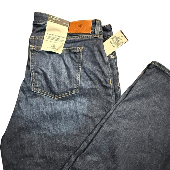 Ralph Lauren Denim - Lauren Ralph Lauren Women's Jeans Size 19‎ x 30 Mid-Rise Straight Leg Stretch